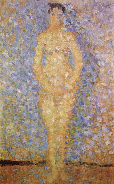 Standing Model, Study for Les Poseuses Georges Seurat